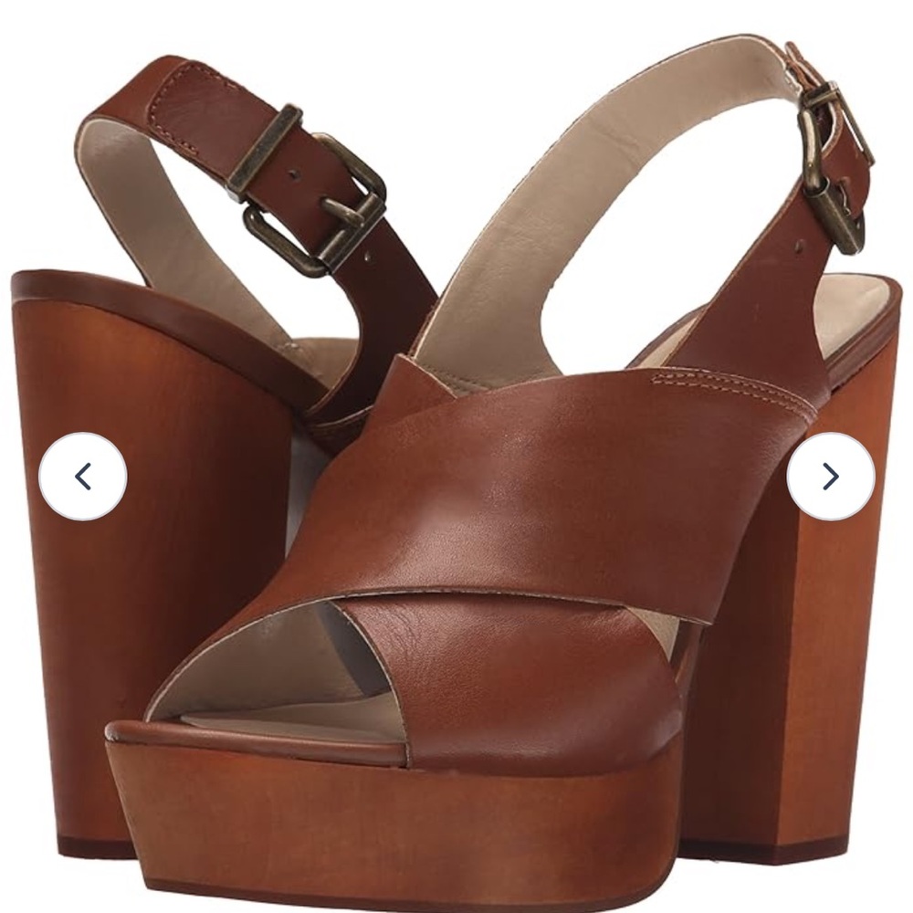 New Seychelles Women's Expedite Platform Pump, Whiskey, 7 M US - Picture 2 of 9